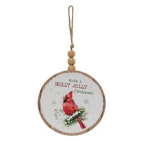 Thumbnail for 4 Set Wooden Beaded Cardinal Sayings Ornaments - The Fox Decor