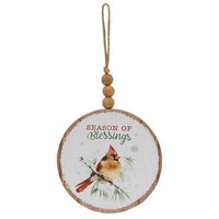 Thumbnail for 4 Set Wooden Beaded Cardinal Sayings Ornaments - The Fox Decor