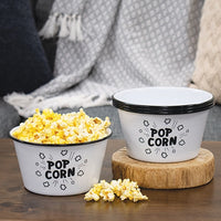 Thumbnail for 4 Set Small Enamel Popcorn Art Bowls
