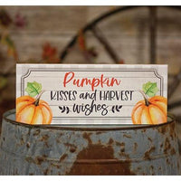 Pumpkin Kisses Block - The Fox Decor