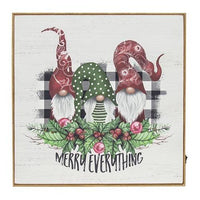 LED Merry Everything Gnome Art 3 Asstd - The Fox Decor