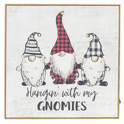 LED Merry Everything Gnome Art 3 Asstd - The Fox Decor