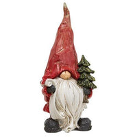 Thumbnail for Carved Look Resin Christmas Gnome 3 Asstd - The Fox Decor