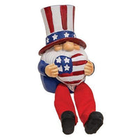 Resin Dangle Leg Americana Gnome 3 Asstd - The Fox Decor