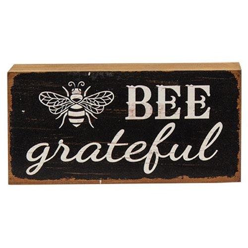 Distressed Bee Sayings Block 6 Asstd - The Fox Decor