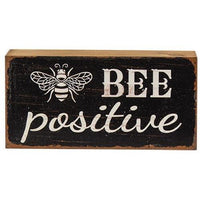 Distressed Bee Sayings Block 6 Asstd - The Fox Decor