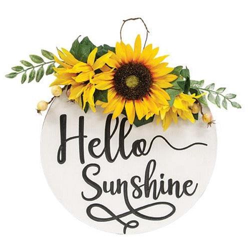 Engraved Round Floral Home Sign 2 Asstd - The Fox Decor