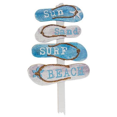 Nautical Yard Stake 2 Asstd - The Fox Decor