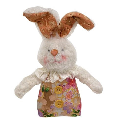 Fuzzy Dressed Up Easter Bunny Ornament 2 Asstd