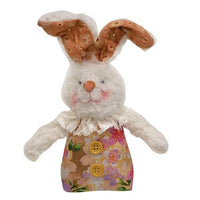 Thumbnail for Fuzzy Dressed Up Easter Bunny Ornament 2 Asstd