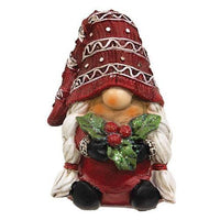 Resin Holiday Gnome Figure 3 Asstd - The Fox Decor