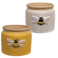 Thumbnail for Ceramic Bee Crock 2 Asstd - The Fox Decor