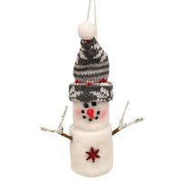 Plush Holiday Marshmallow Ornament 2 Asstd - The Fox Decor