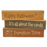 Happy Halloween Block 3 Asstd - The Fox Decor