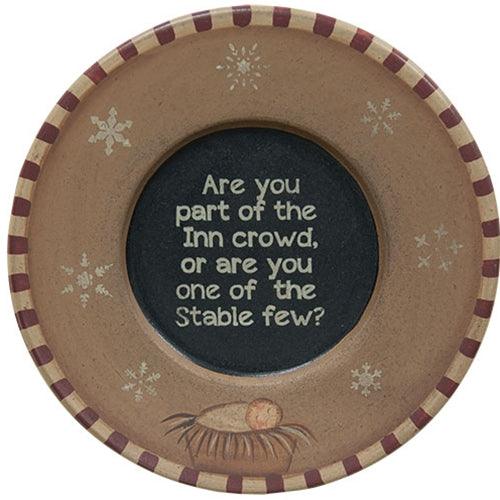 Baby Jesus Snowflake Plate - 85 - 2 Asstd - The Fox Decor