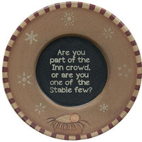 Baby Jesus Snowflake Plate - 85 - 2 Asstd - The Fox Decor