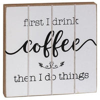 Dear Coffee Block 2 asstd - The Fox Decor