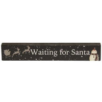 3 Set Waiting For Santa Blocks - The Fox Decor