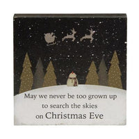 3 Set Waiting For Santa Blocks - The Fox Decor