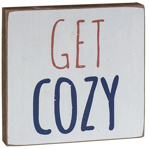 Get Cozy Square Block 4 asstd - The Fox Decor
