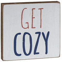 Get Cozy Square Block 4 asstd - The Fox Decor