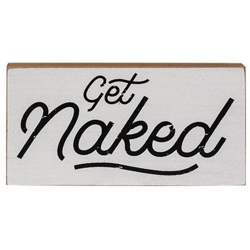 Get Naked Wood Block 3 Asstd - The Fox Decor