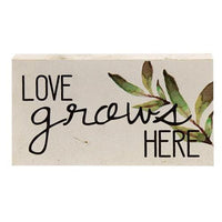 Love Grows Here Block 3 asstd - The Fox Decor
