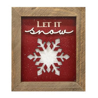 Thumbnail for Let it Snow Framed Sign