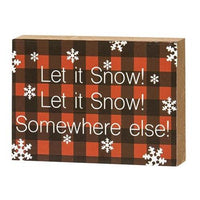 Snowflake Block 3 Asstd - The Fox Decor