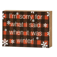 Snowflake Block 3 Asstd - The Fox Decor