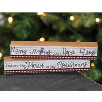 Merry Block 2 Asstd - The Fox Decor