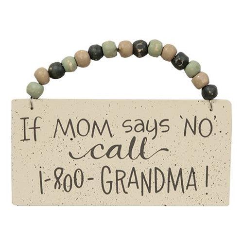 Life is Good at Grandma's Beaded Ornament 3 Asstd - The Fox Decor