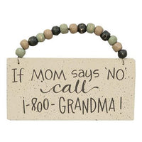 Life is Good at Grandma's Beaded Ornament 3 Asstd - The Fox Decor