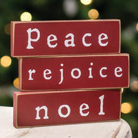 Noel Mini Block 3 Asstd - The Fox Decor