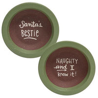 Santa's Bestie Dish Cup 2 Asstd - The Fox Decor