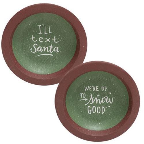 I'll Text Santa Dish Cup 2 Asstd - The Fox Decor