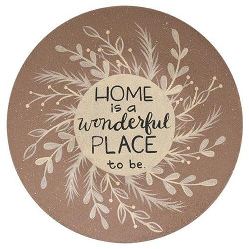 Home is A Wonderful Place to Be Plate - The Fox Decor