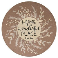 Home is A Wonderful Place to Be Plate - The Fox Decor