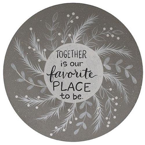 Together is Our Favorite Place to Be Plate - The Fox Decor