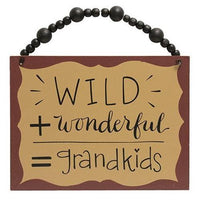 Thumbnail for Grandparent Math Beaded Sign 2 Asstd - The Fox Decor