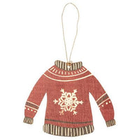 Thumbnail for 3 Set Christmas Sweater Wooden Ornaments - The Fox Decor