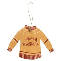 Thumbnail for 3 Set Christmas Sweater Wooden Ornaments - The Fox Decor