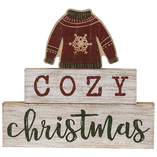 3 Set Cozy Christmas Sweater Stackers