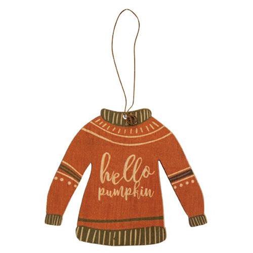 3 Set Fall Sweater Wooden Ornaments - The Fox Decor