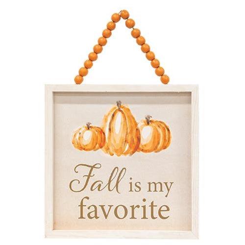 Happy Fall Y'all Beaded Sign 2 Asstd - The Fox Decor