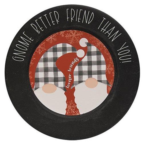 Gnome Place Like Home Plate 3 Asstd - The Fox Decor