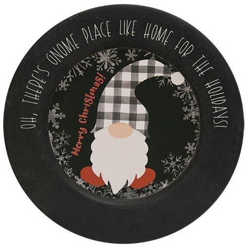 Gnome Place Like Home Plate 3 Asstd - The Fox Decor