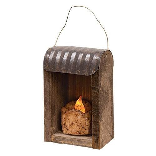 Tin Roof Tealight Hut - The Fox Decor