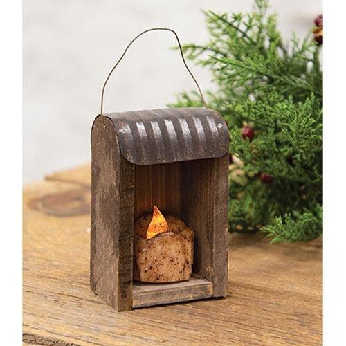 Tin Roof Tealight Hut - The Fox Decor