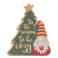Tis the Season Hot Cocoa Gnome & Tree Chunky Sitter - The Fox Decor